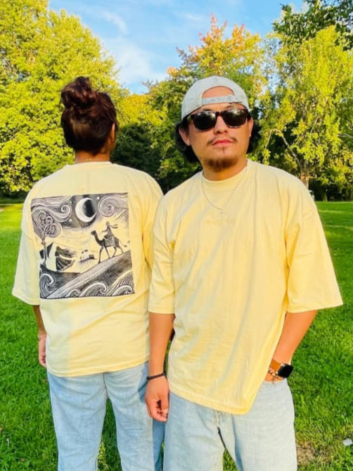 Sassi & Punnu - Oversized Drop Shoulder t-shirt (Unisex)